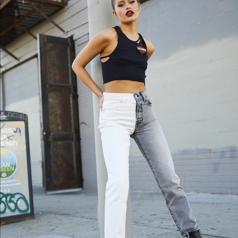 revice true love/checkmate jeans! brand new